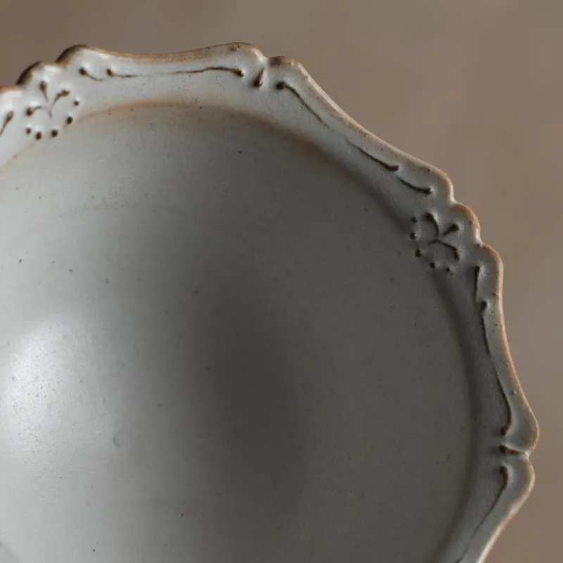 A⊆Z Blossom Footed Bowl in Silver White Best