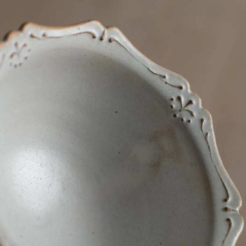 A⊆Z Blossom Footed Bowl in Silver White Best