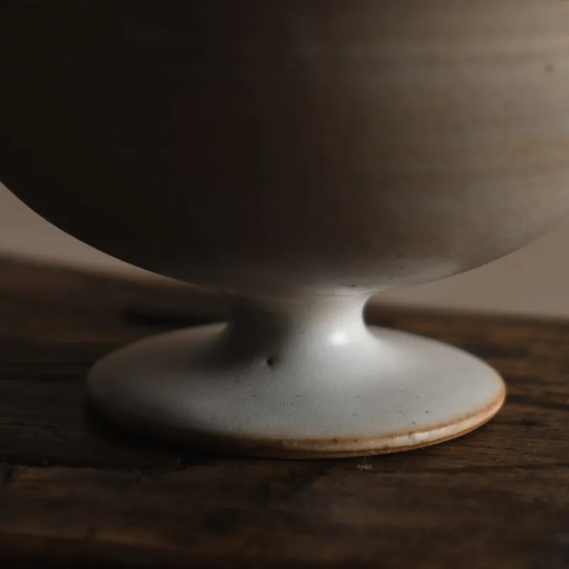 A⊆Z Blossom Footed Bowl in Silver White Best