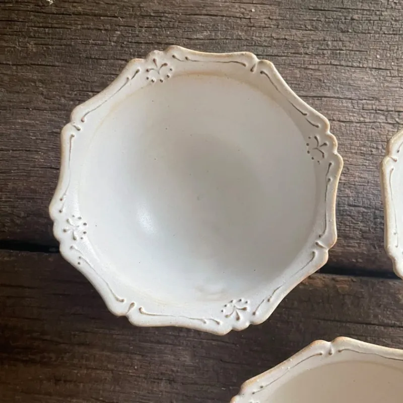 A⊆Z Blossom Footed Bowl in Silver White Best