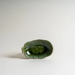 Mogutable Selects Ceramic Squash Plate in Green Clearance