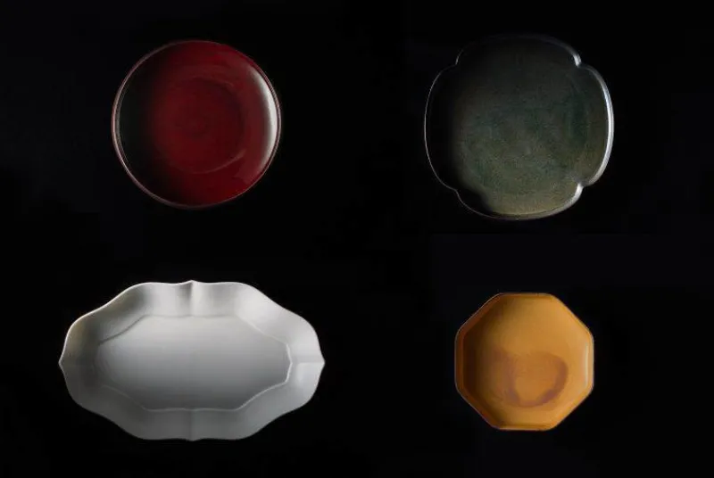 Tsudoi 9" Crimson Round Bowl Clearance
