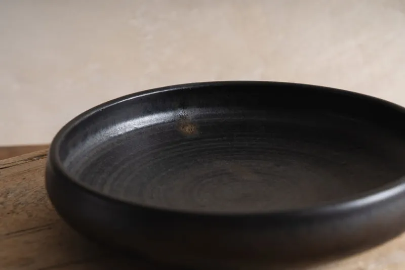 Sheng Ceramic Deep Serving Plate in Black Best