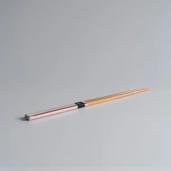 Ouchi Kougei Diamond Cut Sharpened Chopsticks - White/Red New