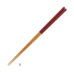 Ouchi Kougei Diamond Cut Sharpened Chopsticks - Red/Black Online