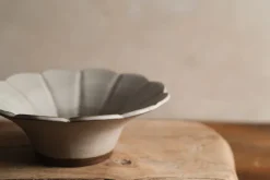 Zhitaofang's/製陶方式 Flower Deep Bowl in White Outlet