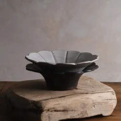 Zhitaofang's/製陶方式 Flower Deep Bowl in White Outlet