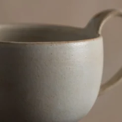 A⊆Z Footed Dessert Cup in Silver White Fashion