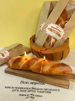 The Wednesday Co French Baguette Candle Fashion