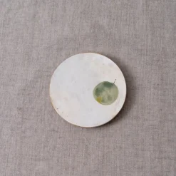 Yon Ho Kyung 4.75" Green Apple Round Plate Fashion