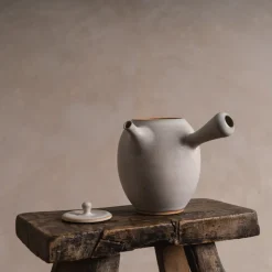 OKAUEYAKUMO Handmade Teapot in #85 White - Style B Online