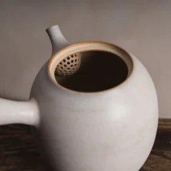 OKAUEYAKUMO Handmade Teapot in #85 White - Style B Online