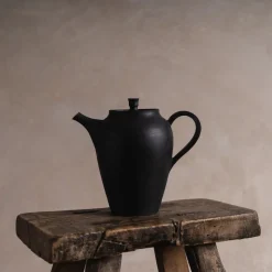 OKAUEYAKUMO Handmade Teapot in Charcoal Outlet