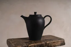 OKAUEYAKUMO Handmade Teapot in Charcoal Outlet