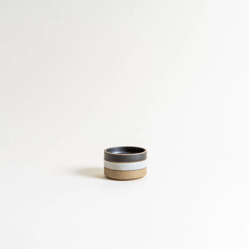 Hasami Porcelain 3.25" Plate in Black Hot