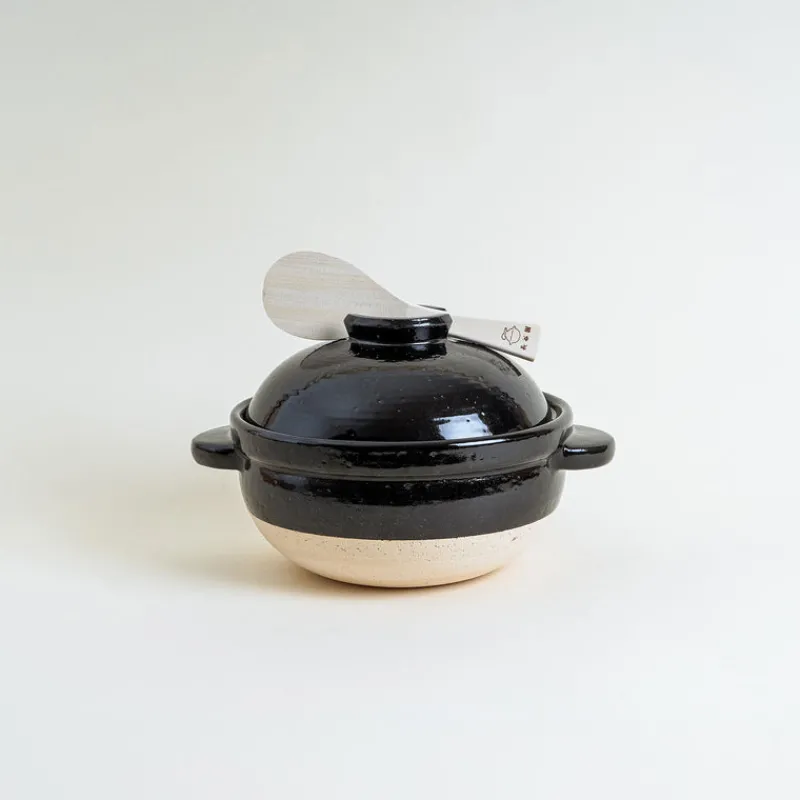 Nagatani-en Kamadosan Donabe Double-Lid Rice Cooker Hot