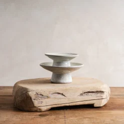 Jang Hun Seong Large White Slip Covered Tazza Discount