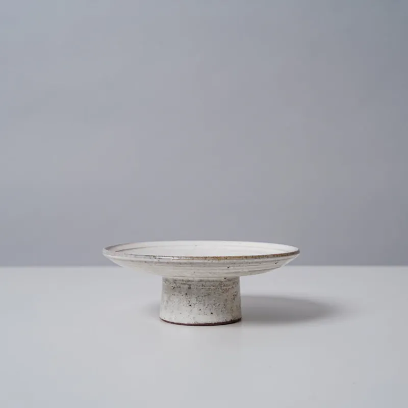 Jang Hun Seong Large White Slip Covered Tazza Discount