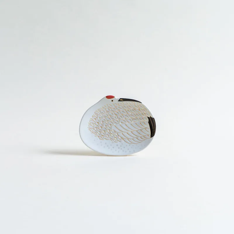 Kouraku Kiln Lucky Charm Crane Plate Online