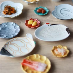 Kouraku Kiln Lucky Charm Crane Plate Online
