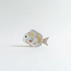 Kouraku Kiln Lucky Charm Sea Bream Plate Discount