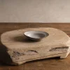 Sheng Ceramic Mini Oval Deep Plate in White Brushed Fashion