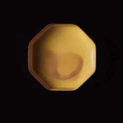 Tsudoi Octagon Smoky Mustard Deep Plate Best