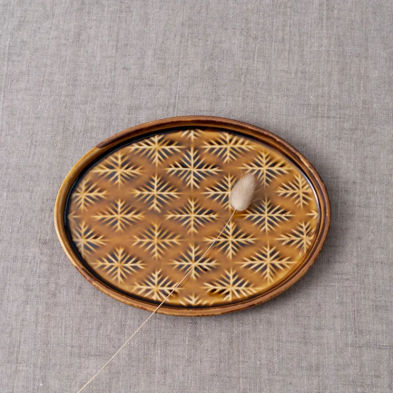 Jang Hun Seong Patterned Plate - Oval Fashion
