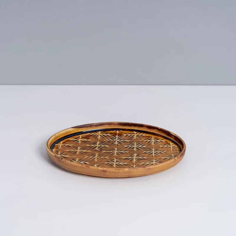 Jang Hun Seong Patterned Plate - Oval Fashion