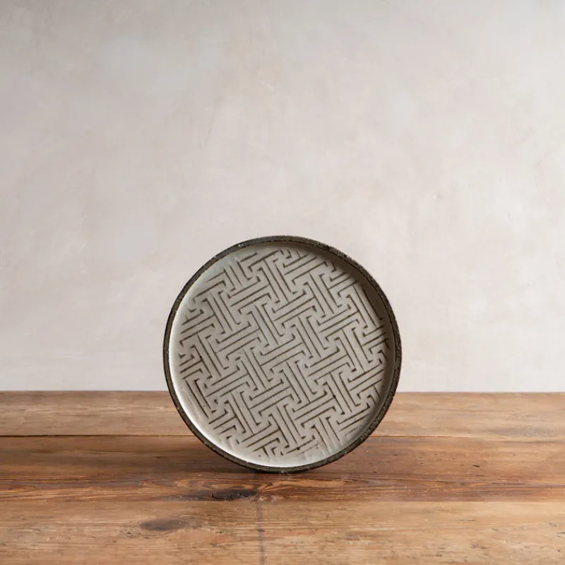 Jang Hun Seong 6.5" Patterned Round Plate Fashion