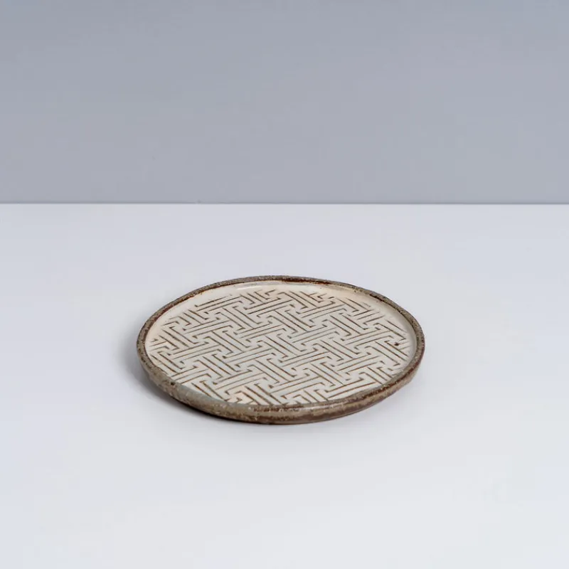 Jang Hun Seong 6.5" Patterned Round Plate Fashion