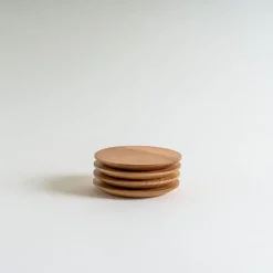 Saliu Round Wooden Coaster Outlet