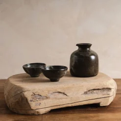 Sheng Ceramic Sake Set in Black Green Online