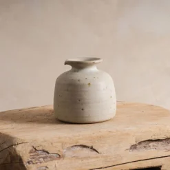 Sheng Ceramic Sake Set in White Speckle Clearance