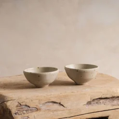 Sheng Ceramic Sake Set in White Speckle Clearance