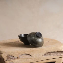 Sheng Ceramic Sake Set in White Speckle Clearance