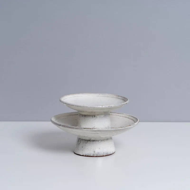 Jang Hun Seong Small White Slip Covered Tazza Discount