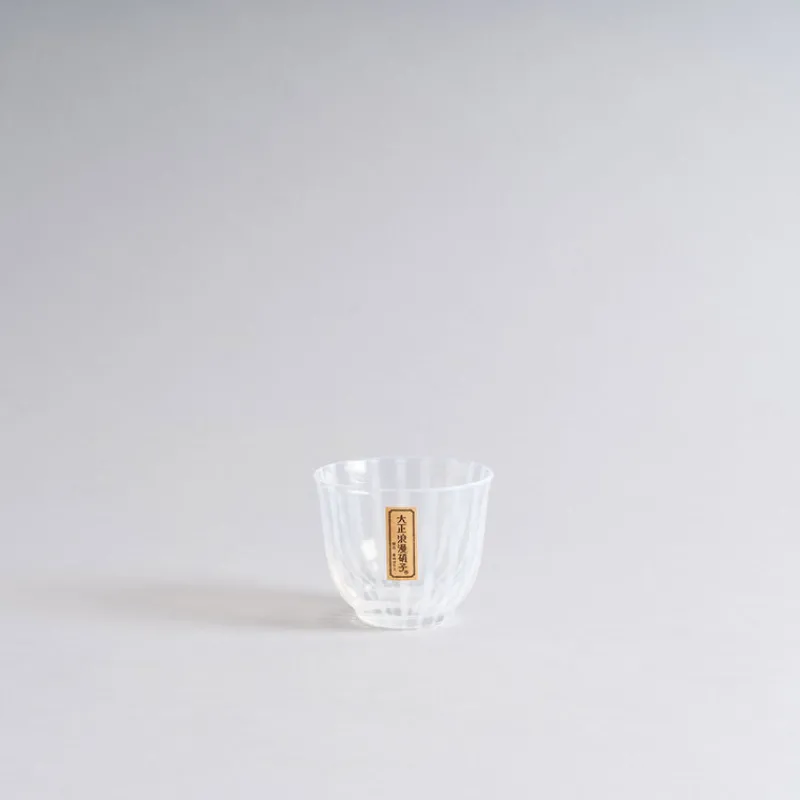 Hirota Glass Taisho Roman Iced Tea Glass in Stripe Fashion