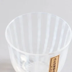 Hirota Glass Taisho Roman Iced Tea Glass in Stripe Fashion
