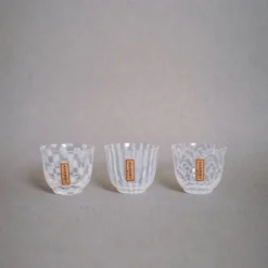 Hirota Glass Taisho Roman Iced Tea Glass in Wave Fashion