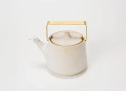 Happa Stand Teapot in White Best