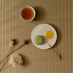 Yon Ho Kyung 4.75" Yellow Apple Round Plate Clearance