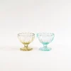 Hirota Glass Yukinohana Footed Ice Cream Bowl Sale