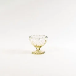 Hirota Glass Yukinohana Footed Ice Cream Bowl Sale