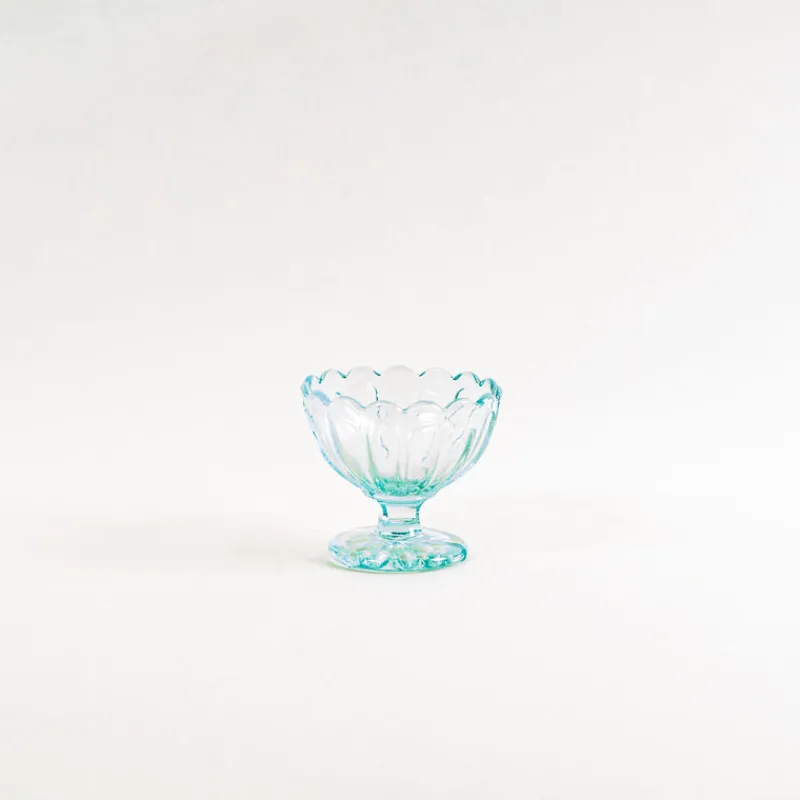 Hirota Glass Yukinohana Footed Ice Cream Bowl Sale